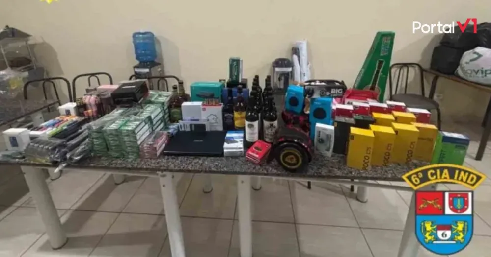 R$ 40 mil em contrabando são apreendidos pela PM em Lunardelli
