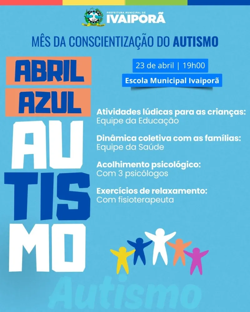 Ivaiporã promove ação especial no Abril Azul com foco no acolhimento e inclusão