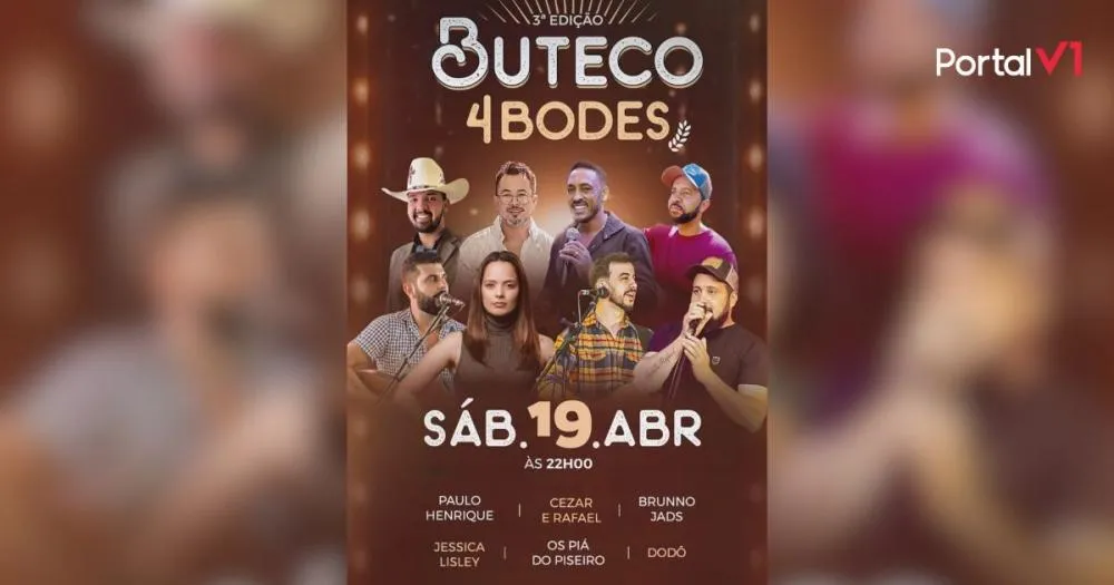 3ª edição do Buteco 4 Bodes com atrações de peso