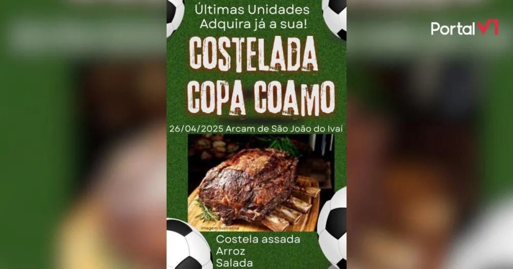 Costelada da Copa Coamo 2025: últimas unidades, garanta já a sua