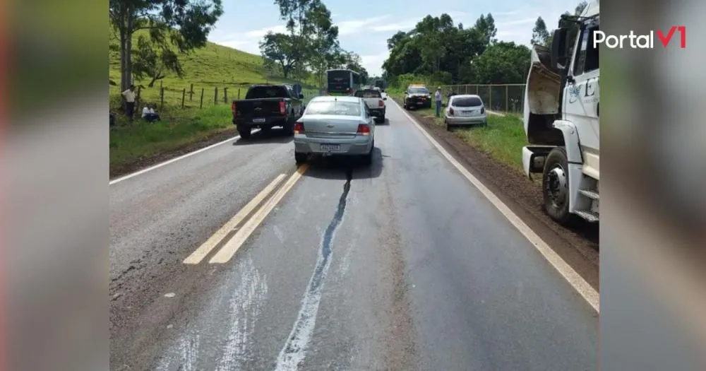 Três Veículos se Envolvem em Acidente entre Bom Sucesso e Jandaia do Sul