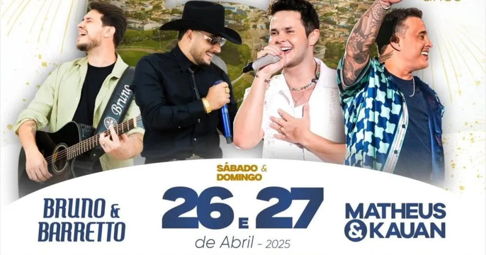 É Amanhã: Jardim Alegre inicia Festa de 61 Anos com Shows gratuitos