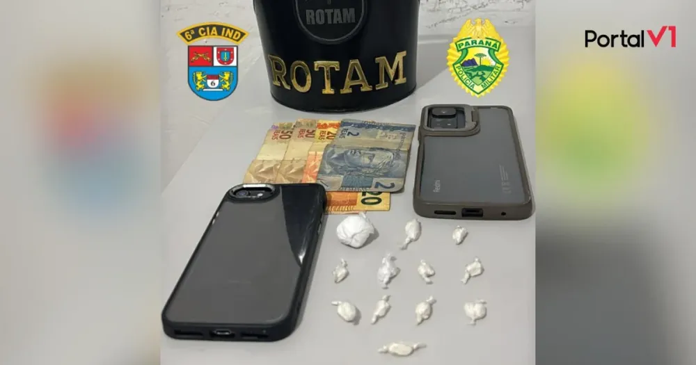 Casal é flagrado com cocaína após denúncias em São João do Ivaí