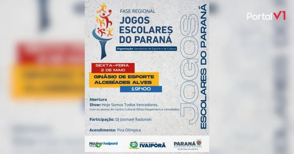 Ivaiporã Sedia Abertura da Fase Regional dos Jogos Escolares do Paraná nesta Sexta-feira (2)