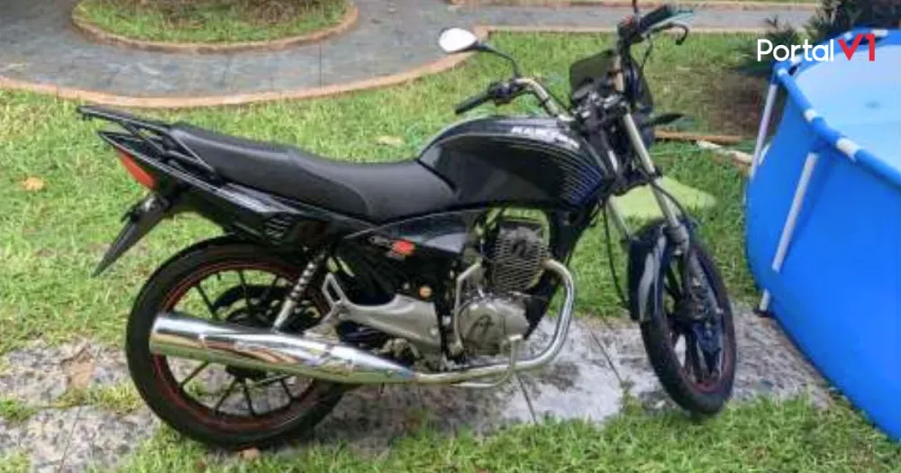 Motocicleta com chassi adulterado é apreendida em Borrazópolis