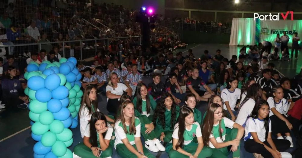 Ivaiporã Celebra Abertura dos Jogos Escolares com Emoção e Espírito Esportivo