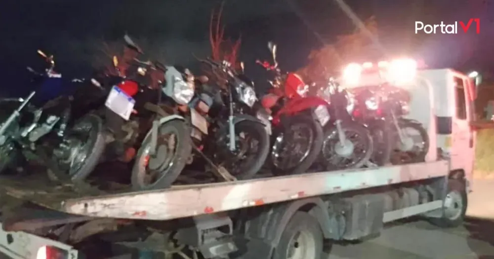 Polícia apreende duas motocicletas irregulares em patrulhamento noturno em Ivaiporã