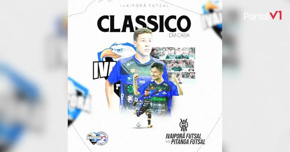  Clássico regional agita o futsal Paranaense: Ivaiporã e Pitanga se enfrentam neste sábado pela Série Bronze