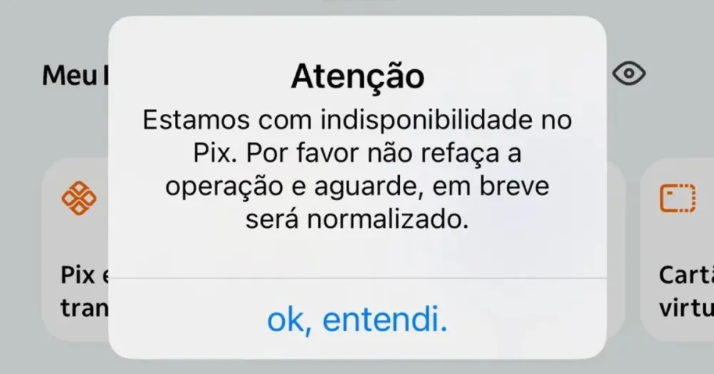 PIX fora do ar: bancos enfrentam instabilidade e clientes relatam problemas