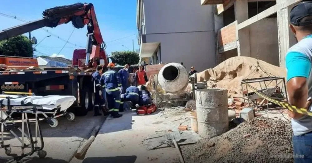 Trabalhador morre após queda em obra de prédio em Jandaia do Sul