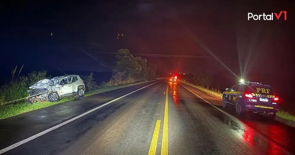 Colisão entre Jeep e caminhão deixa um morto na BR-373