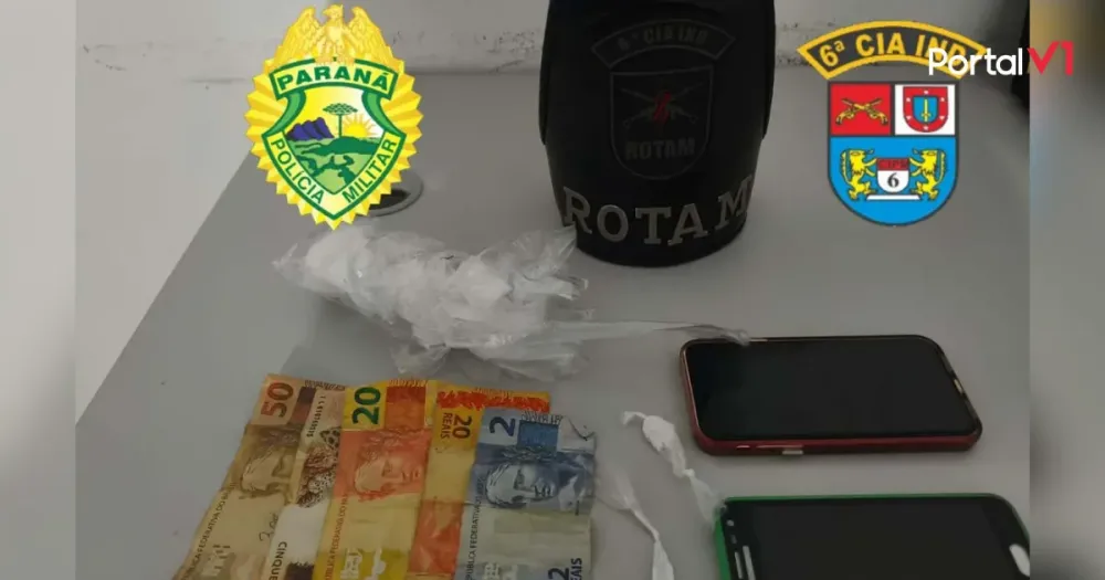 Dupla é presa por tráfico de drogas em São João do Ivaí