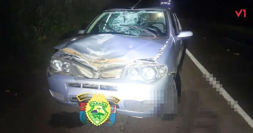 Motociclista Fica Ferido em Colisão Traseira na PR-466, Entre Lidianópolis e Jardim Alegre