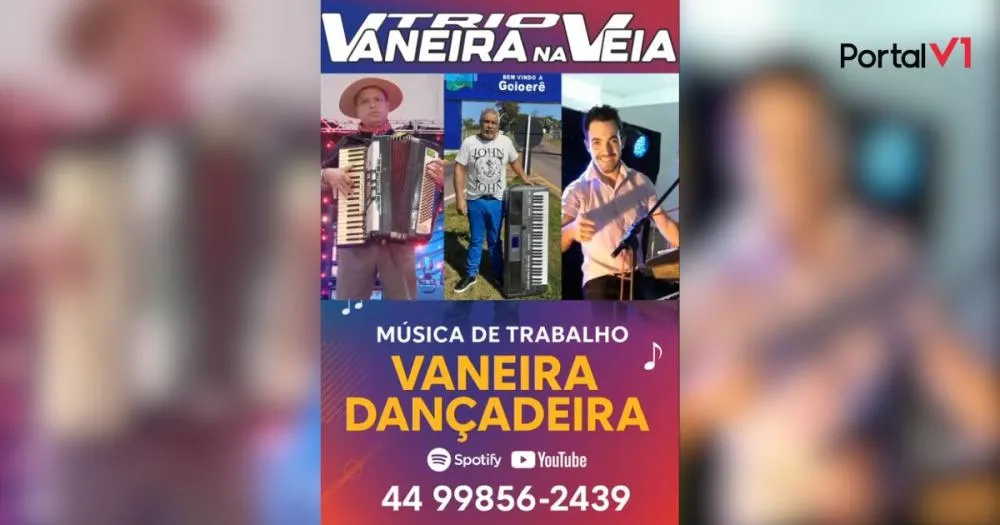 Trio Vaneira na Veia Lança “Vaneira Dançadeira”, Seu Novo Hit Dançante