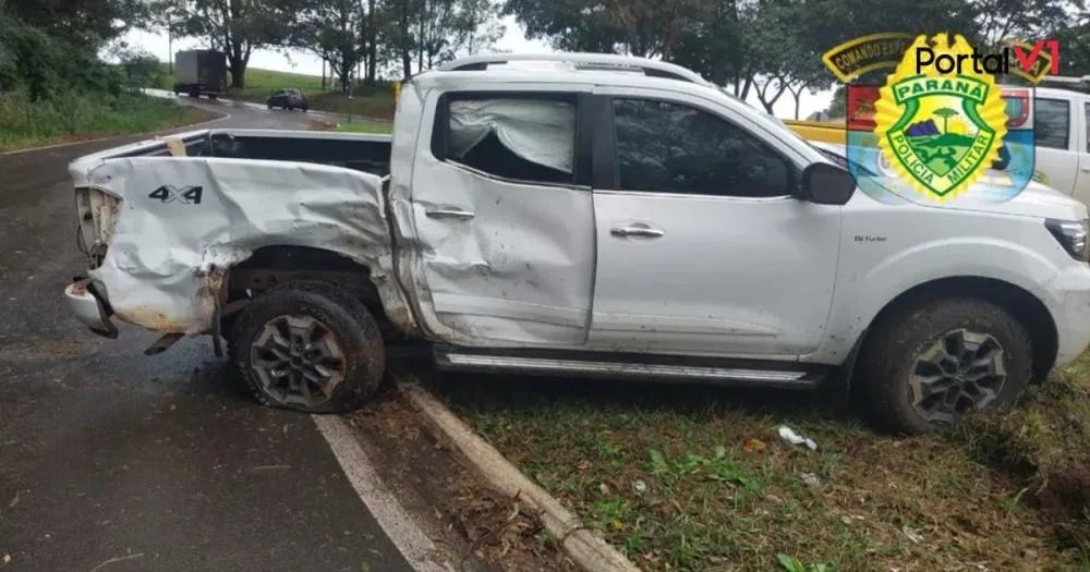 Motorista de Frontier Fica Ferido Após Acidente com Caminhão em Cruzmaltina