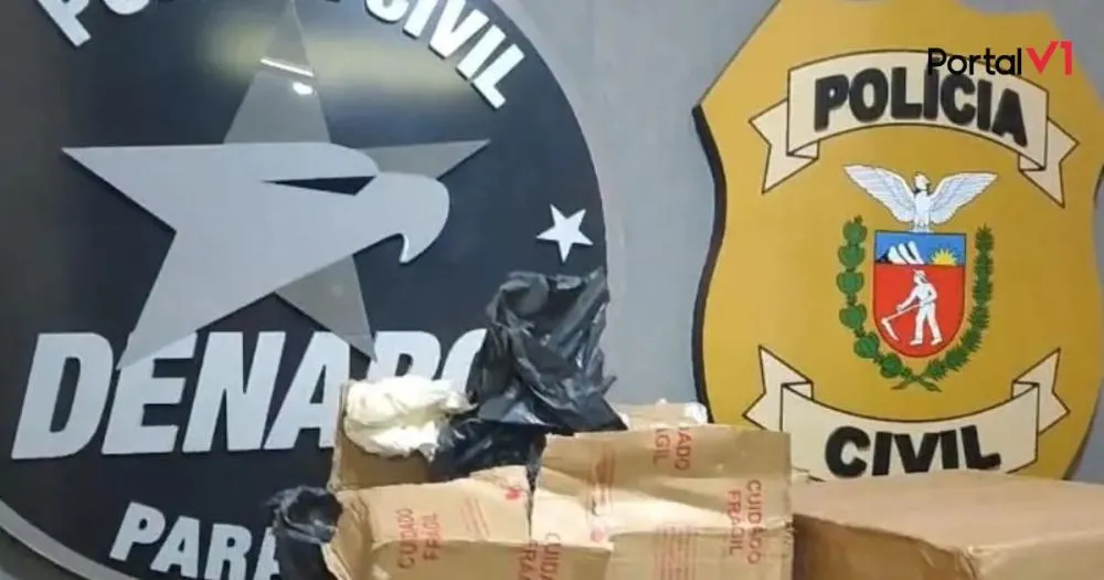 PC-PR e PM Apreendem 807 Kg de Maconha em Carreta com Carga de Farinha no Oeste do Paraná