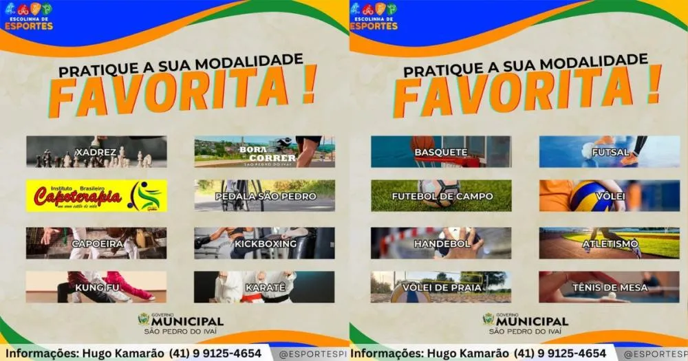 São Pedro do Ivaí: Conheça as Modalidades Esportivas e Pratique o Seu Favorito