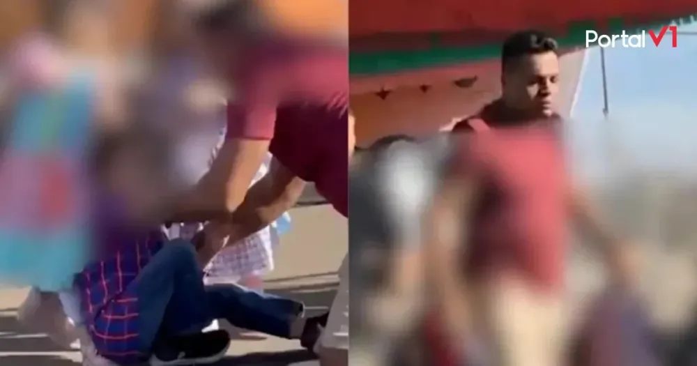 Homem agride criança de 4 anos durante festa junina em escola