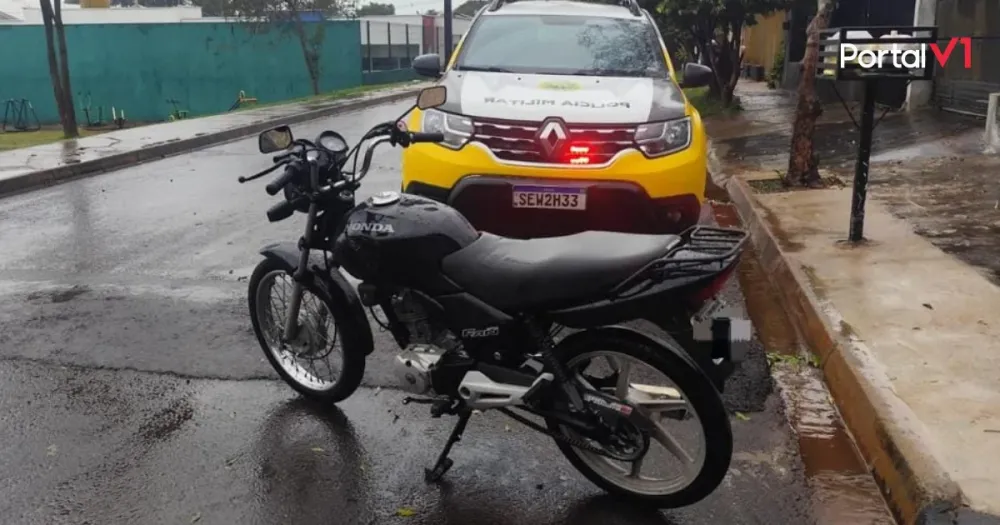 Adolescente é apreendido em São Pedro do Ivaí com moto furtada após vídeo de manobras perigosas viralizar