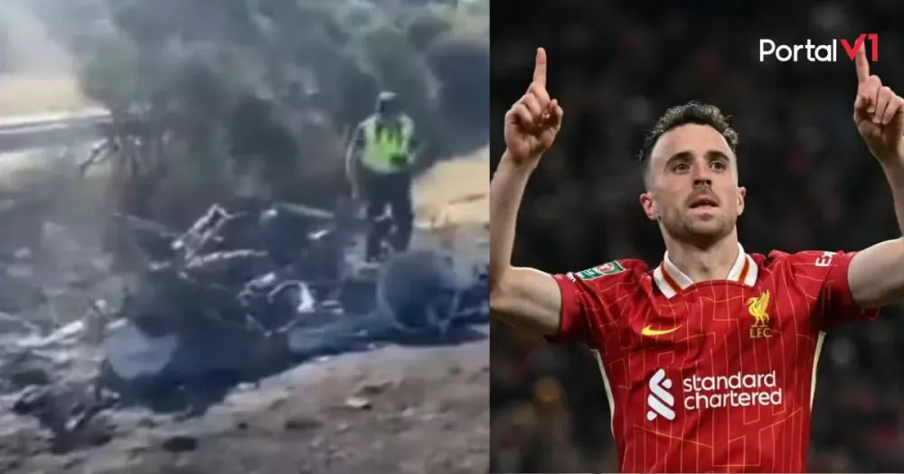 Tragédia no Futebol: Diogo Jota, atacante do Liverpool, morre em acidente de carro