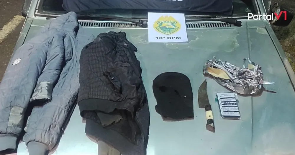 Família é feita refém durante roubo em sítio na zona rural de Apucarana; um suspeito foi preso