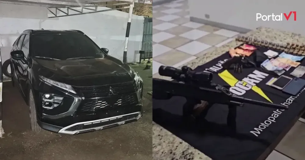 Denúncia por maus-tratos leva à prisão por receptação e posse de arma em Apucarana