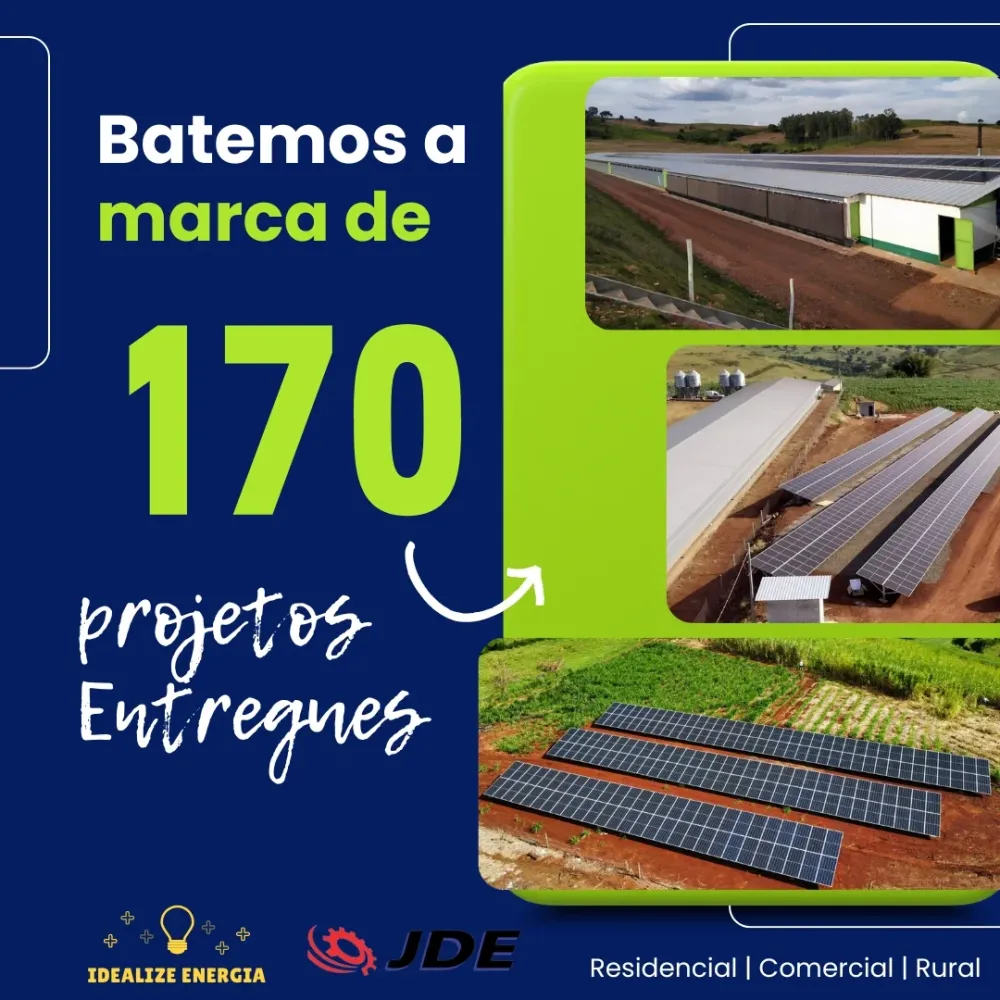 JDE e Idealize Energia celebram 170 projetos entregues com foco em energia solar e soluções industriais
