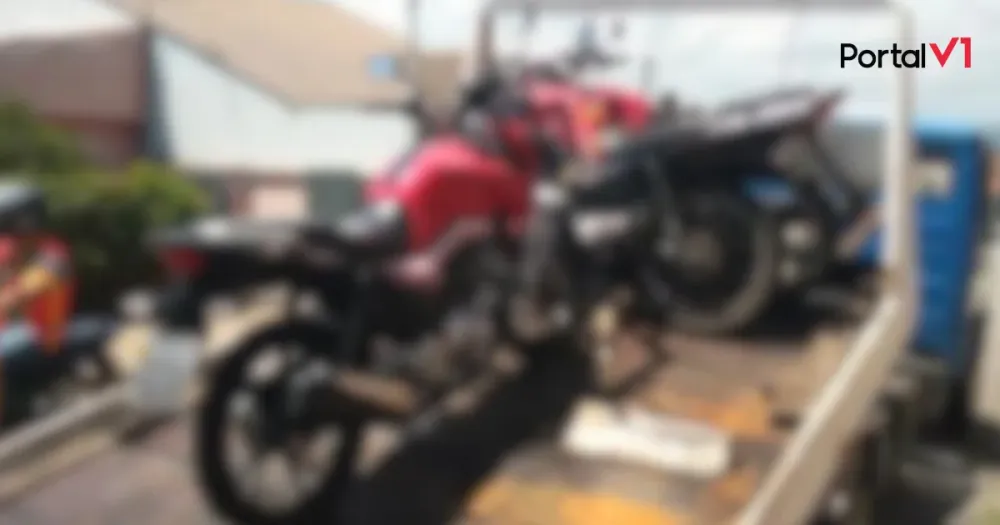Operação Saturação apreende motocicleta com escapamento irregular em São Pedro do Ivaí