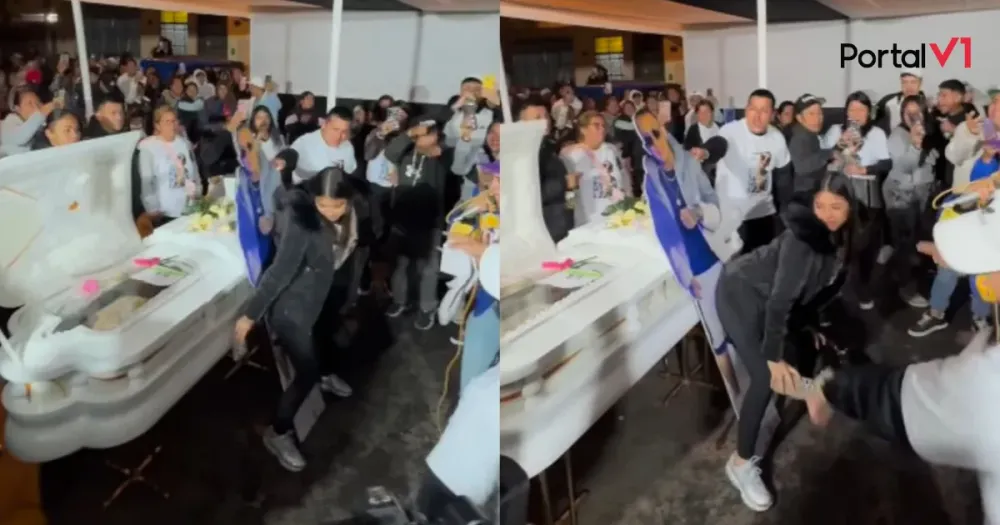 Viúva rebola no velório do marido e viraliza: “Desceu até o chão” em frente ao caixão
