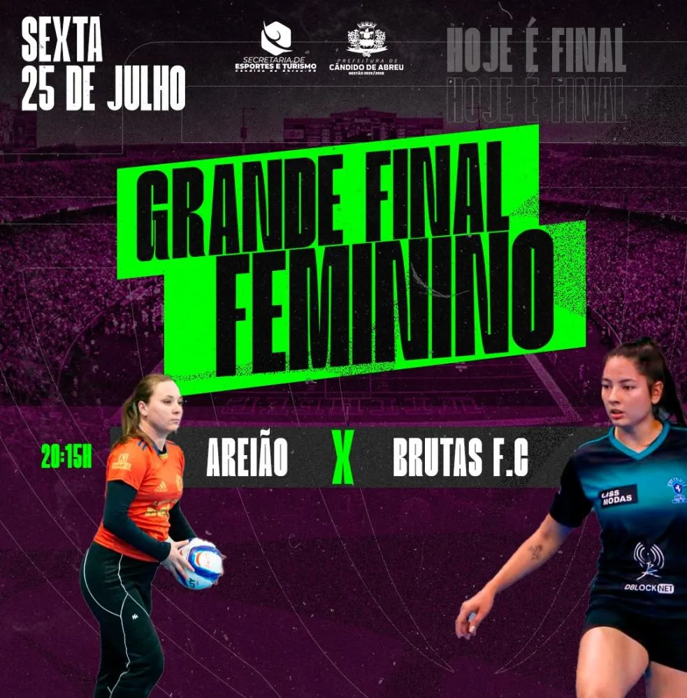 Elas fazem história: Final do Futsal Feminino movimenta Cândido de Abreu e promete noite épica