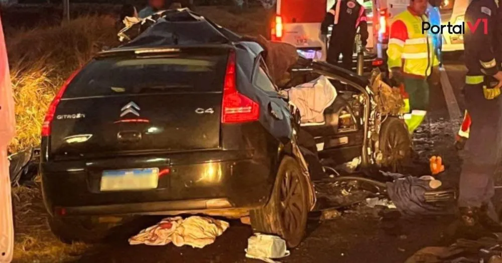 Pai e dois filhos morrem em trágico acidente com ônibus escolar no Paraná