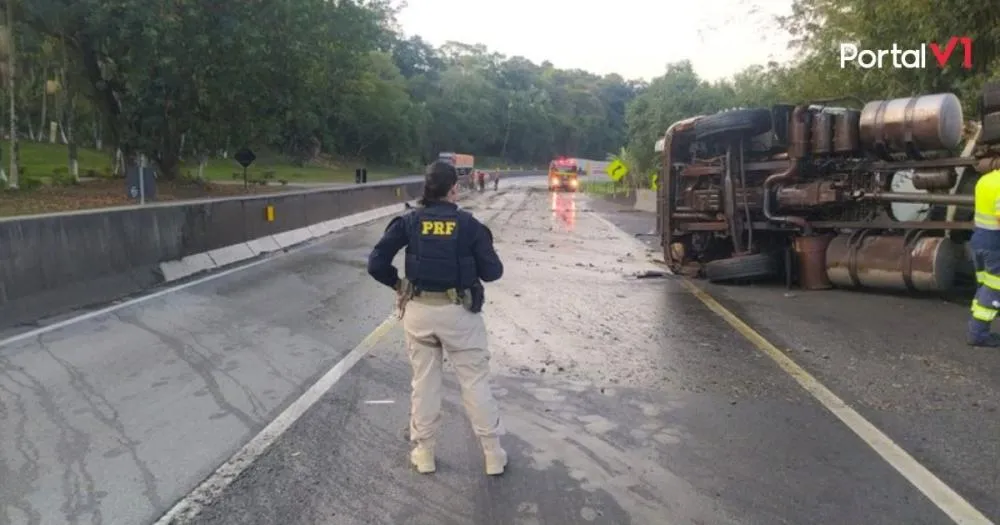PRF registra aumento de mortes em acidentes com caminhões no Paraná