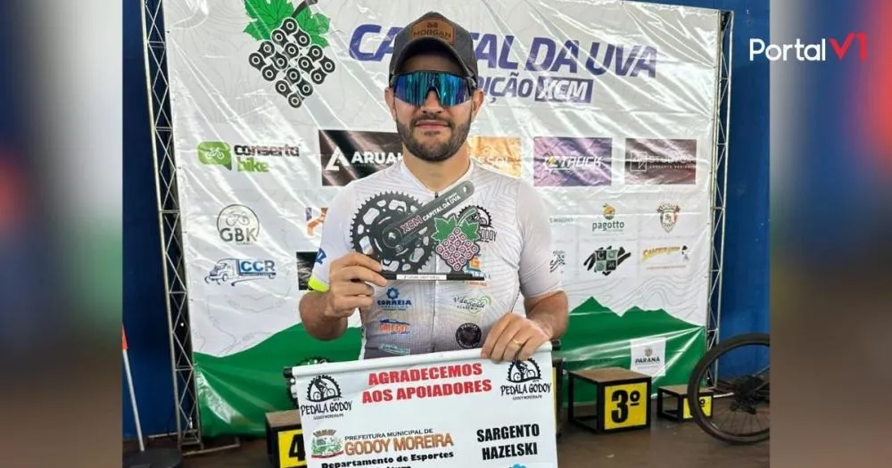 Atleta de São João do Ivaí conquista 2º lugar no XCM representando Godoy Moreira
