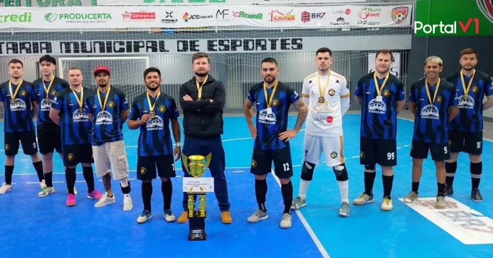 Danone conquista a Divisão A e entra para a história do futsal de Cândido de Abreu