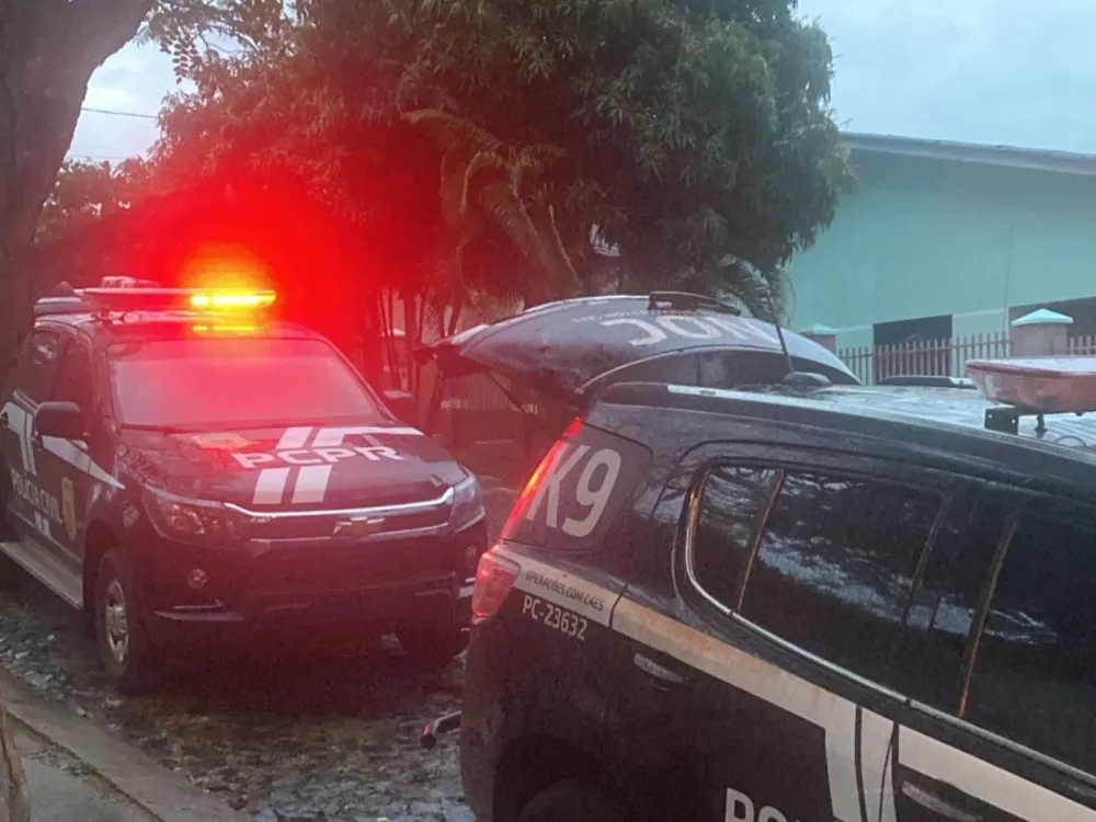 PCPR deflagra grande operação e prende suspeitos de homicídio e tráfico de drogas em Cândido de Abreu