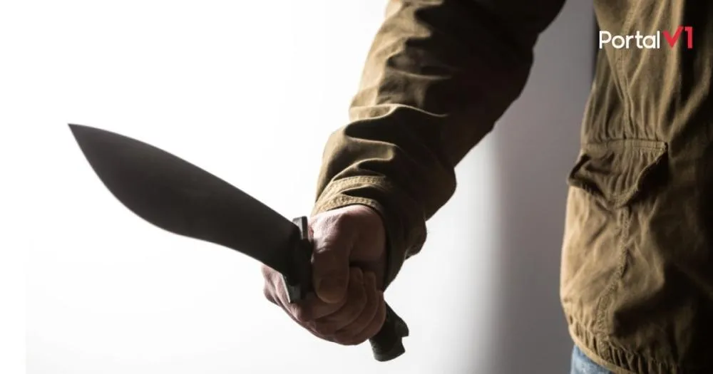 Em Manoel Ribas, jovem fica ferido ao levar facãozada na perna