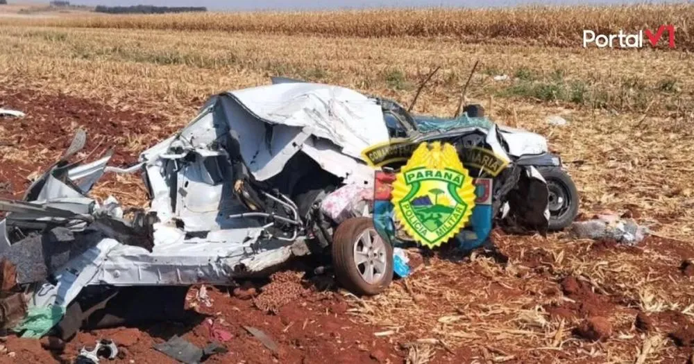 Grave acidente na PR-445 em Cambé mata três mulheres da mesma família e deixa uma pessoa ferida