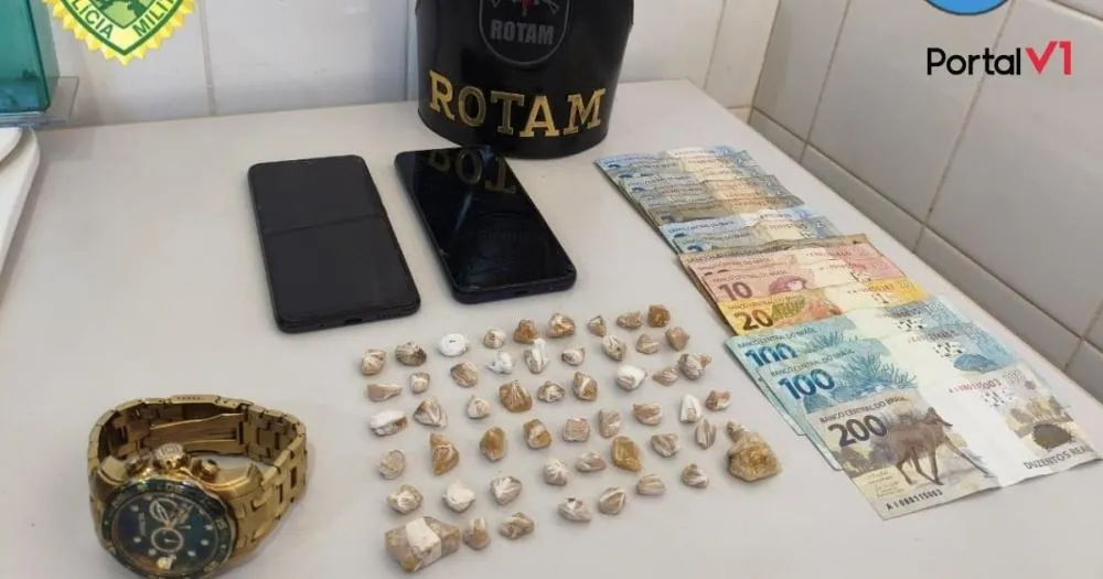 ROTAM prende homem com mais de 36 gramas de crack em Ivaiporã