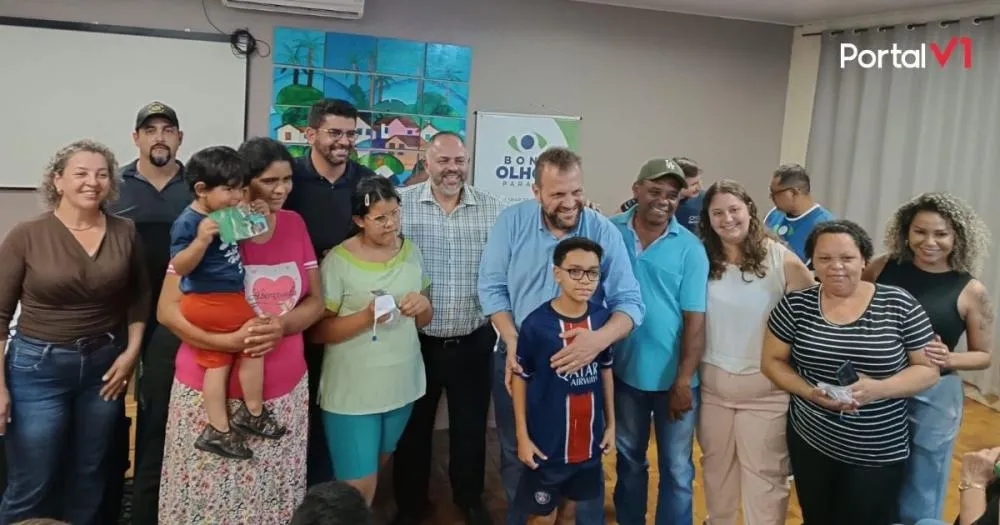 Programa Bons Olhos Paraná entrega óculos e anuncia R$ 7,8 milhões em investimentos na região de Rio Branco do Ivaí