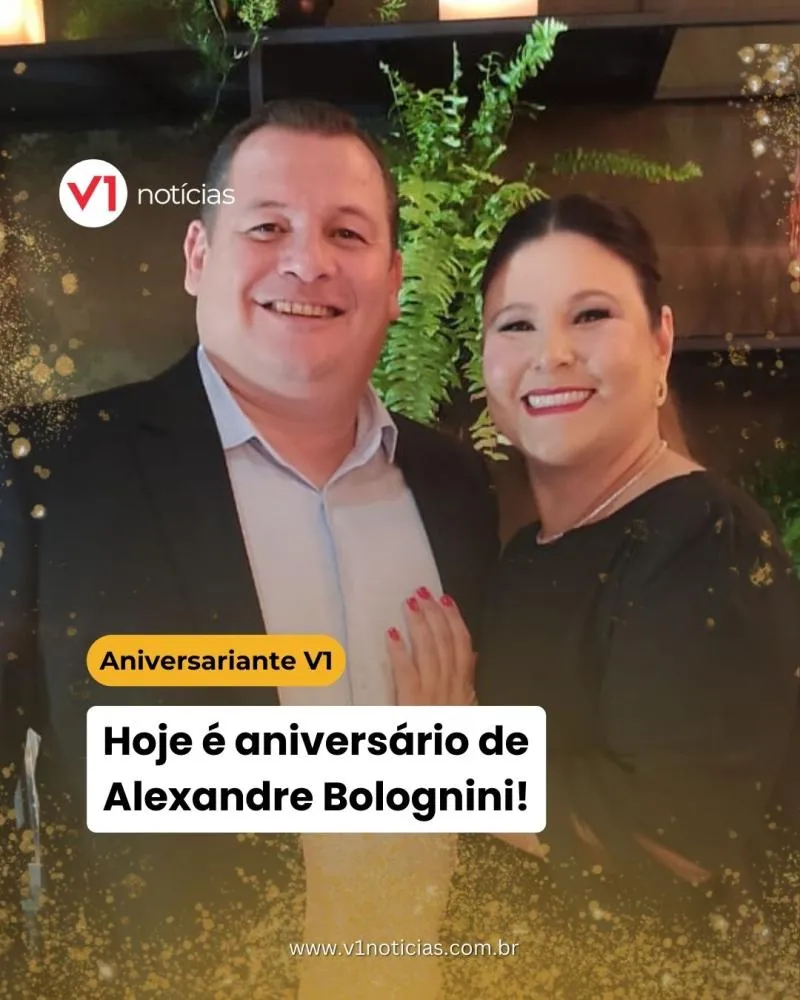 Hoje é aniversário de Alexandre Bolognini!