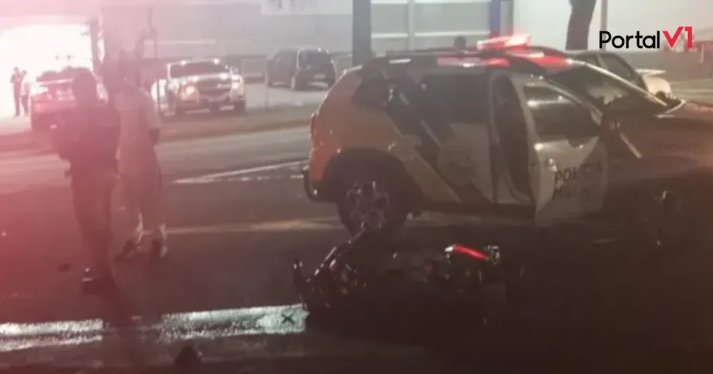 Motorista bêbado é preso após acidente com motociclista em Apucarana