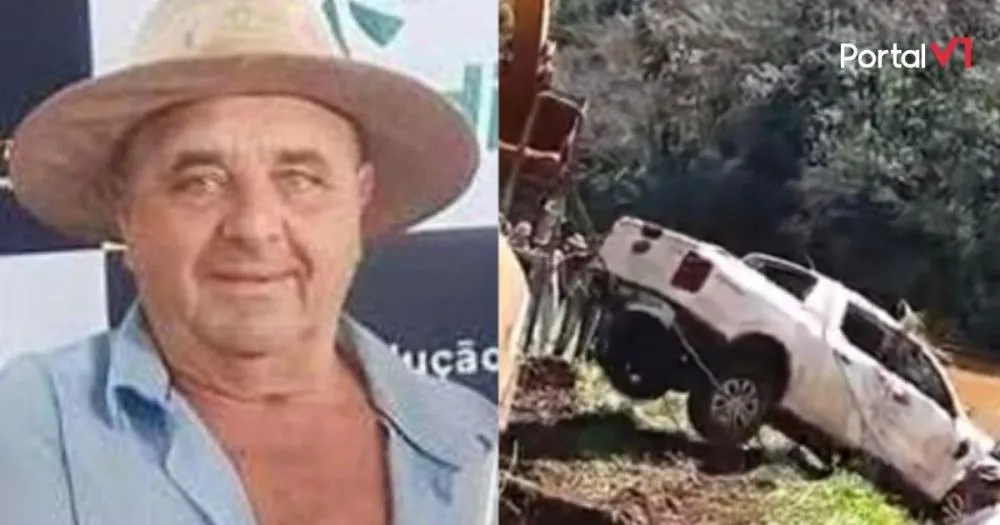 Agricultor de Candói morre após caminhonete cair em rio
