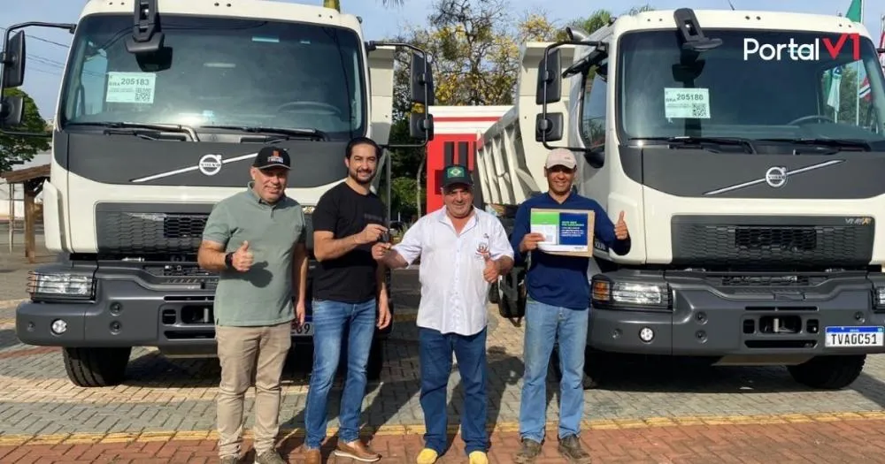 Kaloré é a primeira cidade do Vale do Ivaí a receber caminhões em convênio com o Governo do Estado