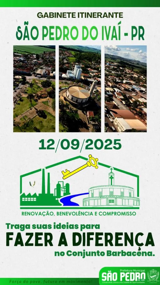 Gabinete Itinerante no Conjunto Barbacena leva gestão 2025-2028 para perto da população em São Pedro do Ivaí