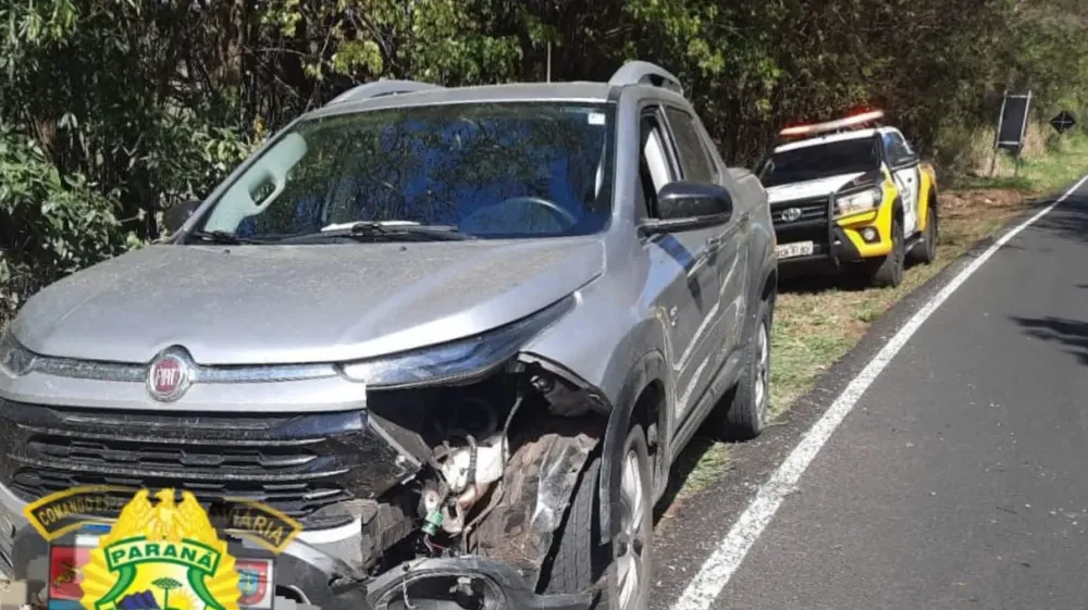 Motorista Foge Após Colisão na PR-539 em Marilândia do Sul