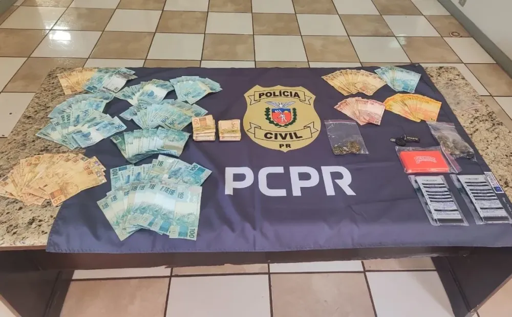 Polícia desarticula esquema de tráfico em Apucarana