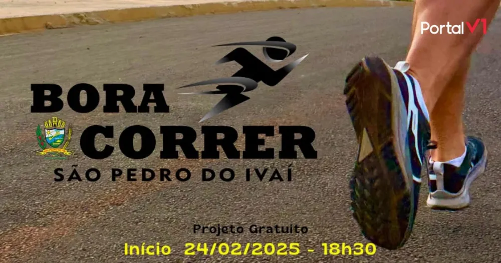 Participe do Projeto Bora Correr e adote hábitos saudáveis em São Pedro do Ivaí
