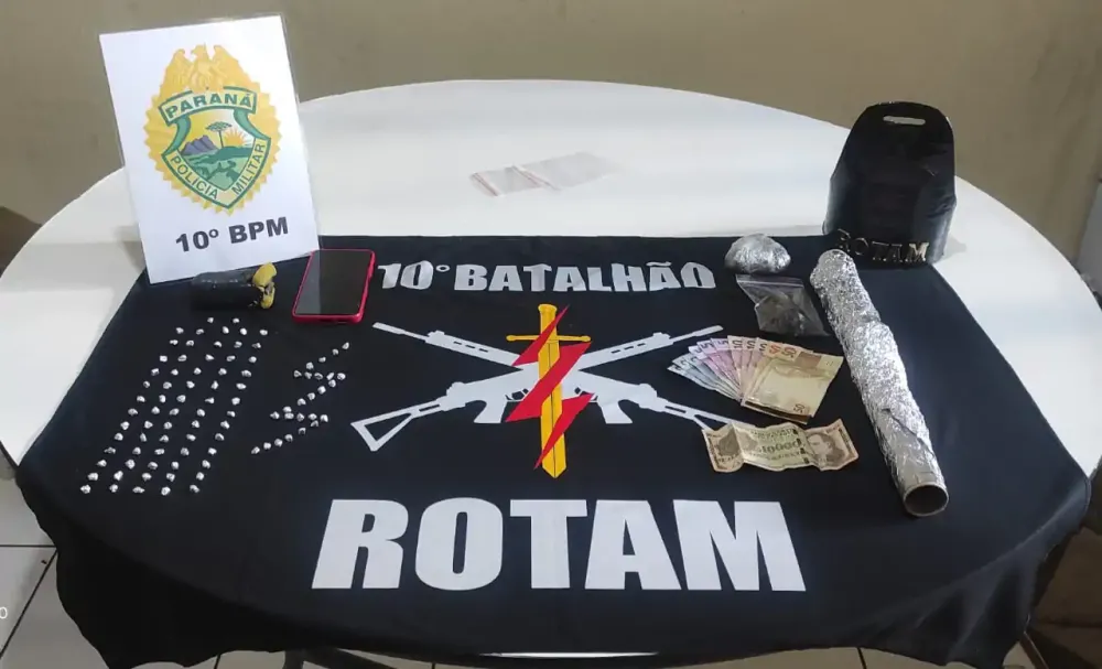 Polícia Militar Prende Homem por Tráfico de Drogas em Marumbi