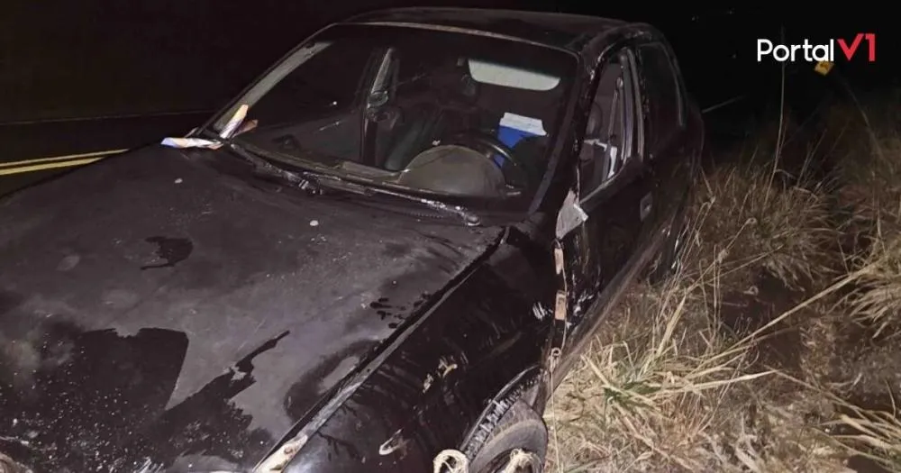 Motorista fica ferido em acidente na Rodovia do Milho, em Borrazópolis