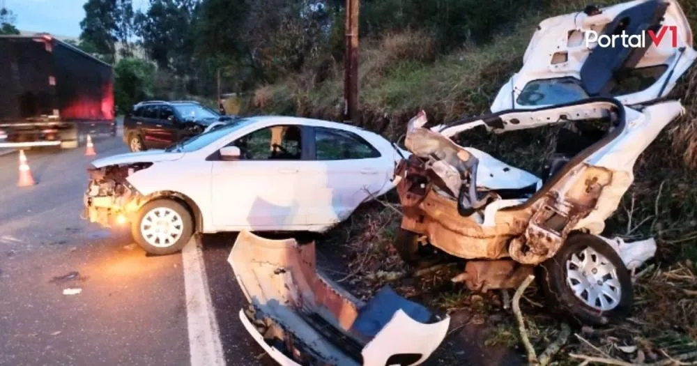 Moradora de Jardim Alegre morre em colisão frontal na BR-376 em Ortigueira
